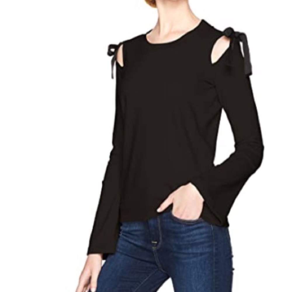 Freshman 1996 Cold Shoulder Top Bell Sleeves